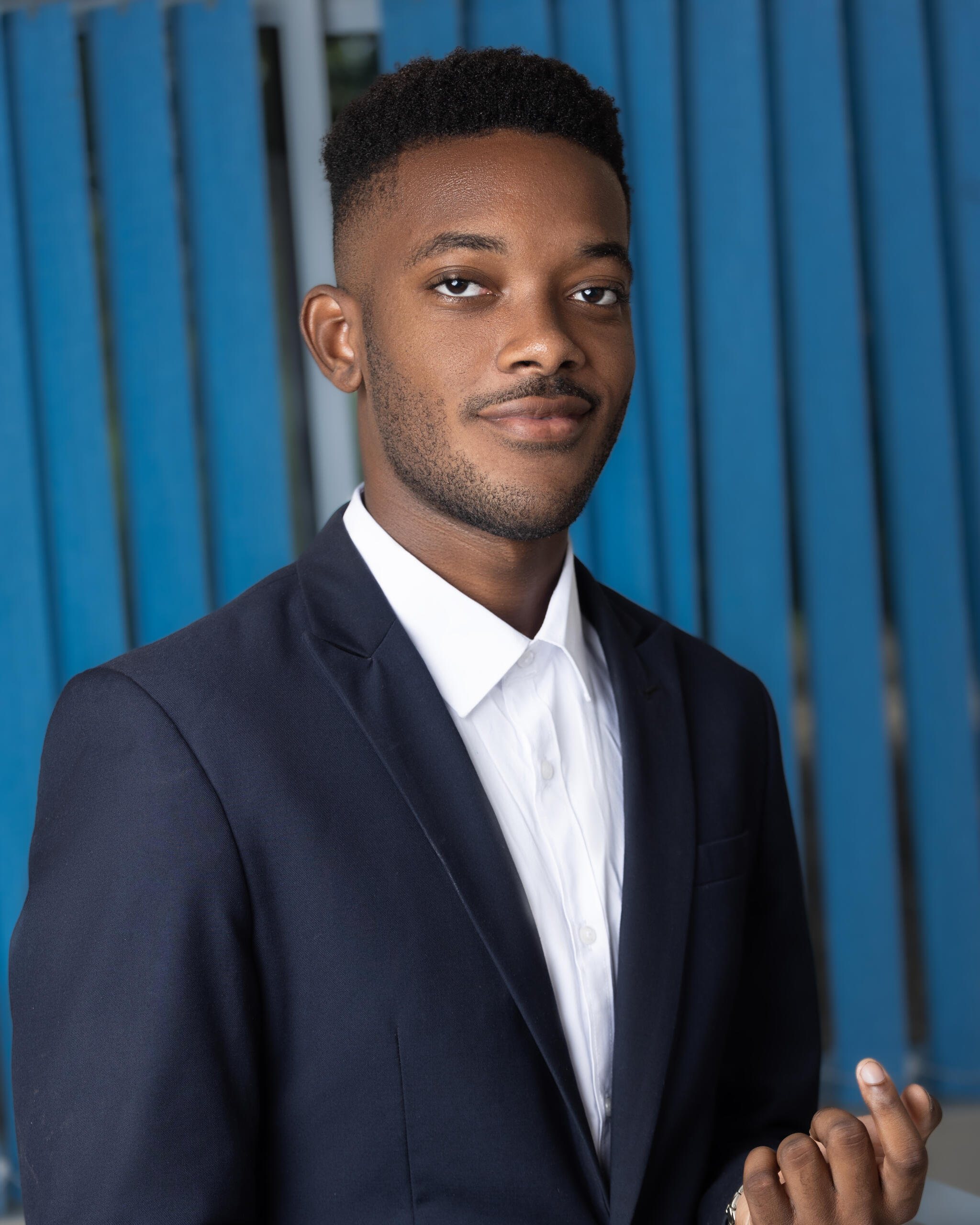 Lemuel Shorter, Founder & CEO of Draftsman Elite while being interviewed on CVM TV